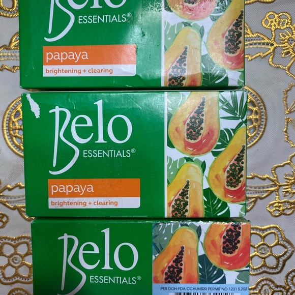 🌸SOLD🌸NEW BELO ESSENTIALS PAPAYA SOAP BAR - Picture 7 of 9